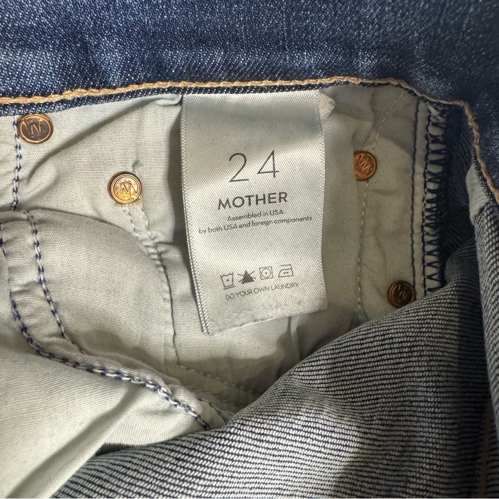 MOTHER The Insider Crop Jeans Size: 24 - Picture 11 of 14